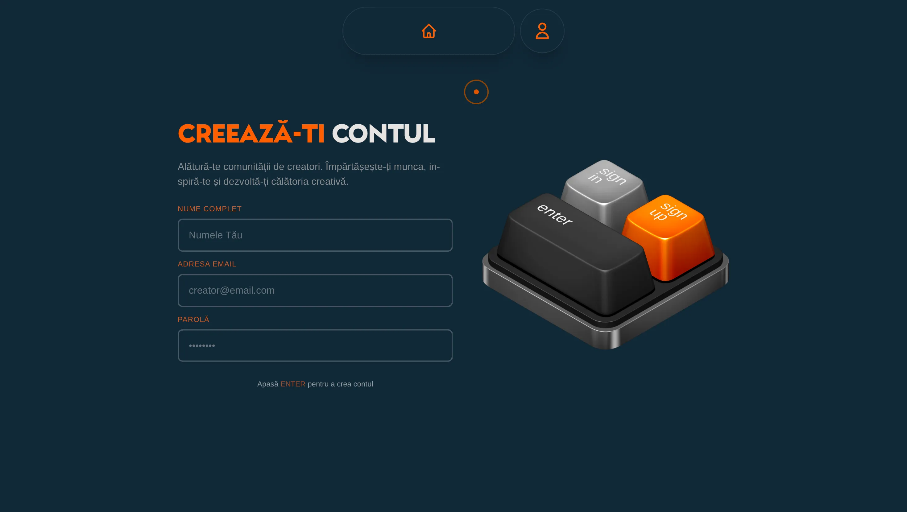Alexandru Costea — Design & Development project by Achieve, web design studio in Brașov — screenshot 3